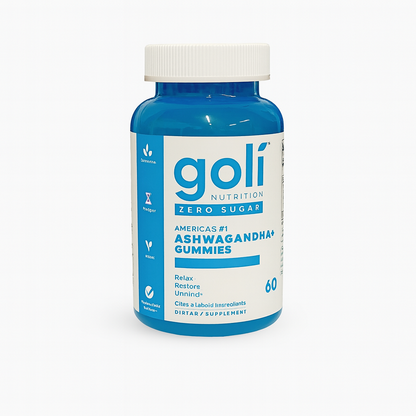 Goli Ashwagandha Gummies – Zero Azúcar, Máxima Calma 🍃